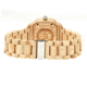 Earth Wood Scaly Bracelet Watch w/Date, Khaki/Tan, One Size, ETHEW2101