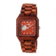 Earth Wood Black Rock Automatic Bracelet Watch, Red ETHEW4403