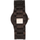 Earth Wood Bonsai Bracelet Watch w/Day/Date, Dark Brown, One Size, ETHEW5302