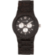 Earth Wood Bonsai Bracelet Watch w/Day/Date, Dark Brown, One Size, ETHEW5302