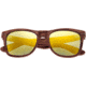 Earth Wood Cape Cod Sunglasses, Red Rosewood Frame, Yellow Lens, Polarized, One Size, ESG060R