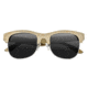 Earth Dade Sunglasses, Bamboo Ebony Wood Frame, Brown Lens, ESG088BE