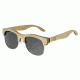 Earth Dade Sunglasses, Bamboo Ebony Wood Frame, Brown Lens, ESG088BE
