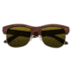 Earth Dade Sunglasses, Rosewood Bamboo Wood Frame, Brown Lens, ESG088RB