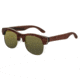 Earth Dade Sunglasses, Rosewood Bamboo Wood Frame, Brown Lens, ESG088RB