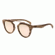 Earth Ceira Polarized Sunglasses, Bamboo &amp; Ebony/Rose Gold, ESG021RG