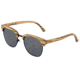Earth Wood Sassel Polarized Sunglass, Zebrawood/Black, One Size, ESG045ZB