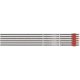 Easton Arrow 6.5mm Match Grade 400 W/3 in AAE Hybrid Vanes, 6 Pk, Black/Orange/White, 901364
