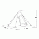 Easy Camp 4-Person Carnival Tipi Tent, Light/Dark Blue, 5709388080158