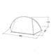 Easy Camp Double Daylily Single Hoop Tent, Light/Dark Blue 120264