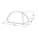 Easy Camp Double Daylily Single Hoop Tent, Light/Dark Blue, 5709388080165