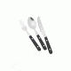 Easy Camp Family Cutlery, Black/Silver 580034