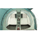 Easy Camp 4-Person Galaxy 400 Tunnel Tent, 2 Rooms, Light/Dark Blue, 5709388076533
