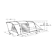 Easy Camp Palmdale 400 Tent Footprint - 4 Person, Black, 180048
