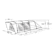 Easy Camp Palmdale 600A Tent Awning - 6 Person, Gray / Silver, 120210