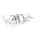 Easy Camp 3-Person Spirit 300 Tunnel Tent, Light/Dark Blue, 5709388080318