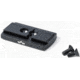 EAW German Tactical Mount Red Dot Adaptor, Aimpoint Acro, Hole Distance 10mm, Angeled Mount, Height 8mm, Black, 60019