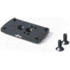 EAW German Tactical Mount Red Dot Adaptor, Noblex Sight, Hole Distance 10mm, Angeled Mount, Height 6mm, Black, 60021