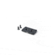 EAW German Tactical Mount Red Dot Adaptor, Noblex Sight, Hole Distance 20mm, Top Mount, Height 6mm, Black, 60022