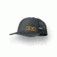 Eberlestock Lucky Ring Logo Ballcap, Gray/Black Mesh, Orange Ring Logo, Gray/Black/Orange COBC1