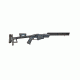 Eberlestock Remington 700 Short Action Stealth Rifle Chassis, Folding, Slick Forestock, Stealth Black, M1ASS
