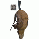 Eberlestock X3 LoDrag Pack w/Integrated Scabbard, Hide Open Rock Veil X3HK