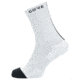 GOREWEAR M Thermo Mid Socks in White/Black 3.5-5 Moisture Wicking 91195793, 100230-0199-S