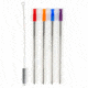 Eco Vessel Ss Straw 4pk &amp; Straw Brush STRW8-5MC