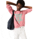 Ecoalf Backalf B Because Sweatshirt - Womens, Summer Pink, M, GASTBACKB8140WS22-261-M