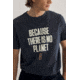 Ecoalf Minalf T-Shirt - Mens, Navy, Extra Large, GATSMINOT8032MW21-160-XL