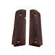 Ed Brown Products Grip Bushing, 1911, Smooth, Pair 3 Design, Cocobolo, 45912-SMOOTH-3