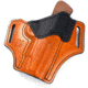 Ed Brown Products Leather Belt Holster, 1911, Commander, Shark Trim, by S&amp;S Leatherworks, Russet, HL-C-BR