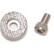 Ed Brown Products Magazine Release Button, 1911, Oversize, w/ 4-40 Hex Screw, Stainless Steel, 841