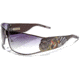 Ed Hardy L.A. Dog Sunglasses - Gunmetal Frame, Smoke Lens