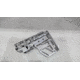 EDEMO Presma Skeletonized Aluminum 6 Position Stock, Silver, AAST22-S, EDEMO1
