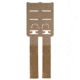 Edgar Sherman Design Droppah Belt Accessory, Coyote Brown, ESD-DROPPAH-CB