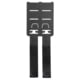 Edgar Sherman Design Droppah Belt Accessory, Black, ESD-DROPPAH-BLK