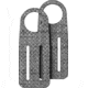Edgar Sherman Design Paracord Guide Gun Sling, Grey, ESD-SWIV-GRY