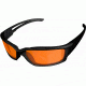 Edge Eyewear Blade Runner Safety Glasses - XL Size, Black Frame, Tiger's Eye Lens SBR-XL610