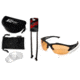 Edge Eyewear Acid Gambit 2 Lens Kit, Soft-Touch Matte Black Frame / Clear Vapor Shield,, SG2K-5
