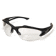 Edge Eyewear Acid Gambit Safety Glasses - Black Frame, Clear Lens SG611