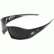 Edge Eyewear Baretti Safety Glasses - Black Frame, Smoke Lens SB116