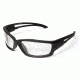 Edge Eyewear Blade Runner Safety Glasses - Black Frame, Clear Lens SBR611