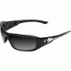 Edge Eyewear Brazeau Safety Glasses Black Frame Polarized Gradient Lens Txbg216