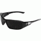 Edge Eyewear Brazeau Safety Glasses Black Frame Smoke Lens Xb116