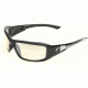 Brazeau Safety Glasses - Black Frame, Clear Anti Reflective Lens XB111AR