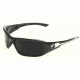 Brazeau Safety Glasses - Black Frame, Smoke Lens XB116