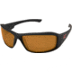 Edge Eyewear Brazeau Torque Safety Glasses - Matte Black Frame with Red E Logo / Polarized CopperDriving Lens, One Size, TXB235