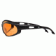 Edge Eyewear Falcon Safety Glasses - Black Frame, Tiger's Eye Lens SF610