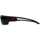 Edge Eyewear Kazbek Torque Safety Glasses - Matte Black Frame with Red E Logo / Polarized Smoke Lens, One Size, TSK236